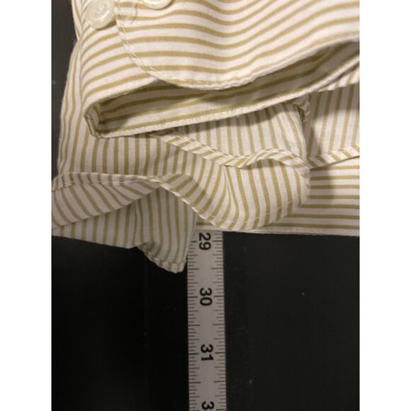 Vintage Tia Designs Shirt Womens Medium Stripe Embroidered Safari Animals USA - Picture 7 of 8